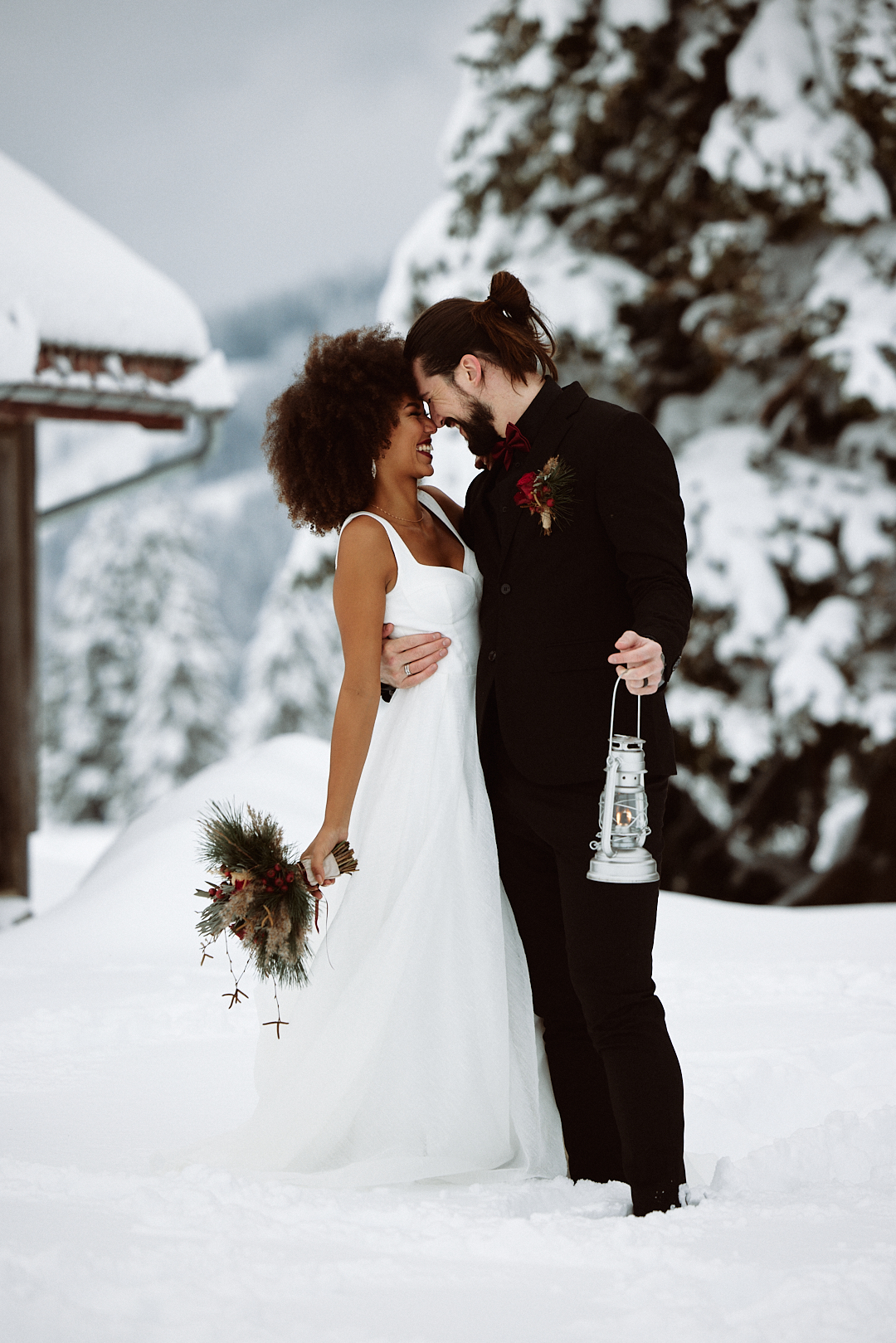 Mountainwedding Swiss, Schneehochzeit, Heiraten in den Schweizer Bergen